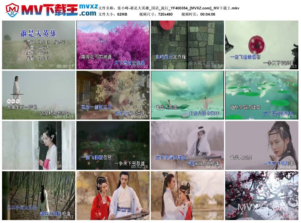 张小峰-谁是大英雄_国语_流行_YF400354
